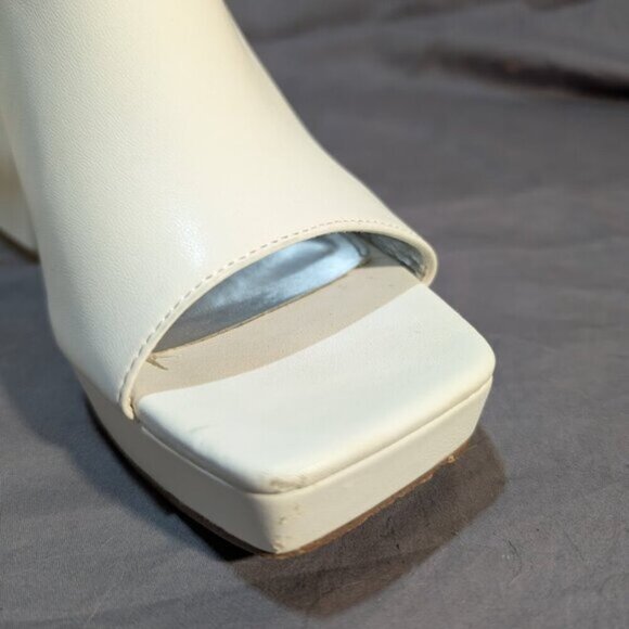 Circus NY by Sam Edelman Women's Miranda Two Piece Platform Sandals - White 9.5 - Picture 2 of 14